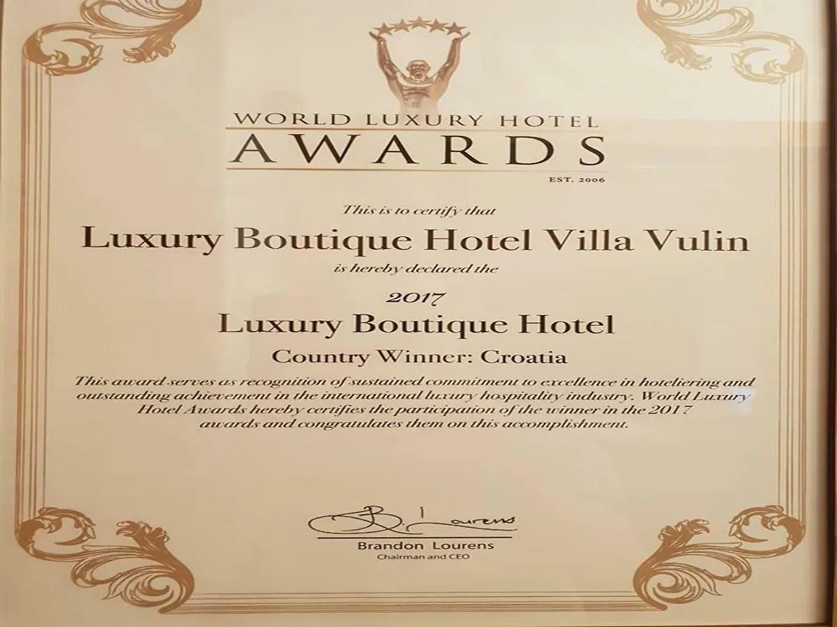 Luxury Boutique Hotel Villa Vulin Pula 5*,  Kroatien